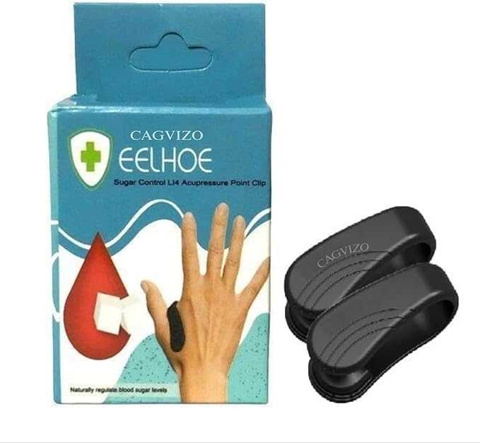 CAGVIZO EELHOE product packaging with acupressure point clip on a white background
