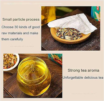 Liver Care & Stone Clearing Herbal Tea – 18 Flavor Detox Tea (30 Bags)