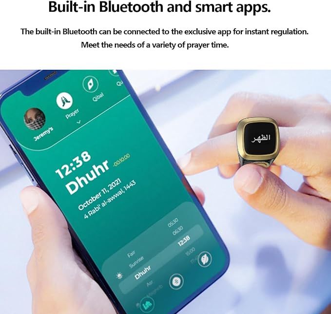 Digital Zikr Ring - Modern Islamic Technology